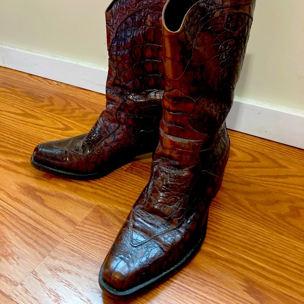 Joan and David Handmade in Italy boots.